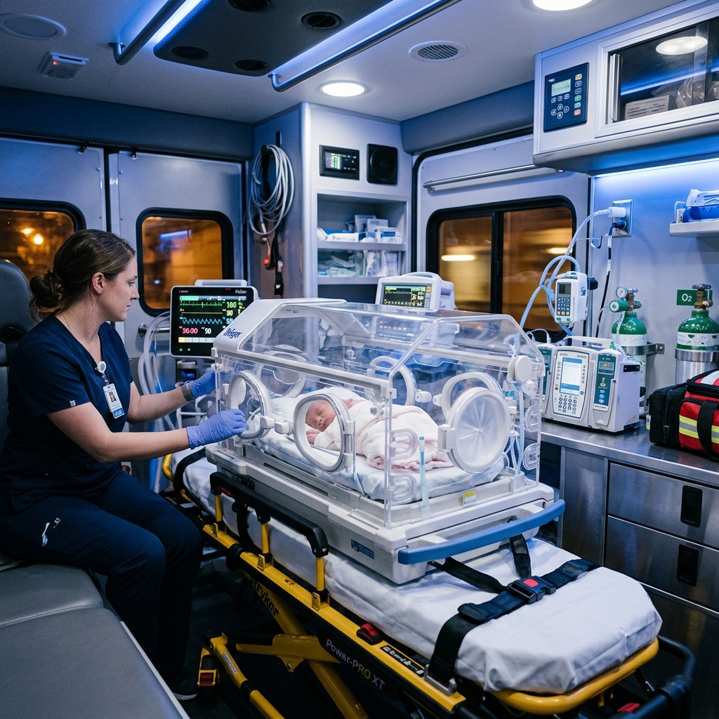 UTI Móvel Neonatal da MR Resgate